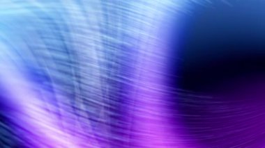 Ortasında parlak bir ışık olan mor ve mavi kıvrımlı bir arka plan