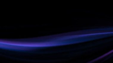 Bir animasyon videosunun arka planında mavi ve mor bir çizgi