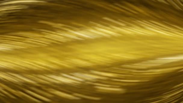 渦巻くパターンを持つ金色のぼやけた背景 — ストック動画