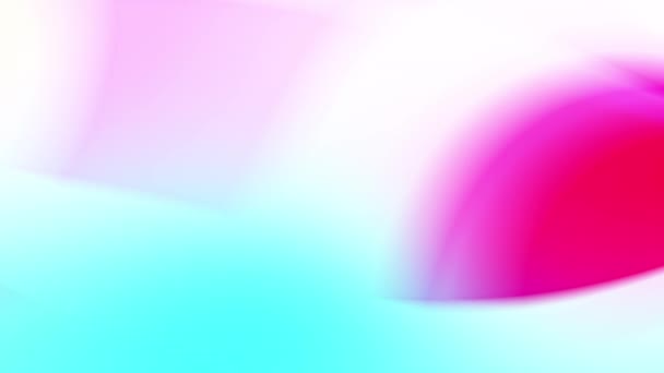 粉色和蓝色渐变的色彩斑斓 模糊不清的背景 — 图库视频影像