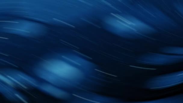 Синий Черный Фон Полосами Света — стоковое видео