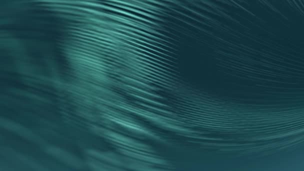 Modro Zelené Vlny Oceánu Vytvářejí Klidnou Atmosféru — Stock video