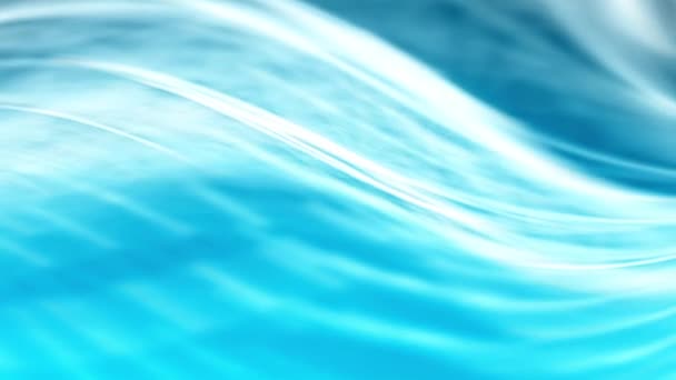 Uma Animação Onda Oceânica Azul Branca — Vídeo de Stock