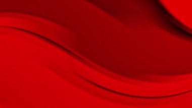 Ortasında beyaz bir çizgi olan kırmızı bir dalga.