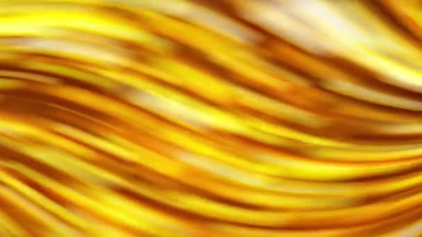 Ein Gelb Orangefarbener Lichtwirbel Vor Verschwommenem Hintergrund — Stockvideo