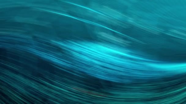 青と緑の海の波 — ストック動画