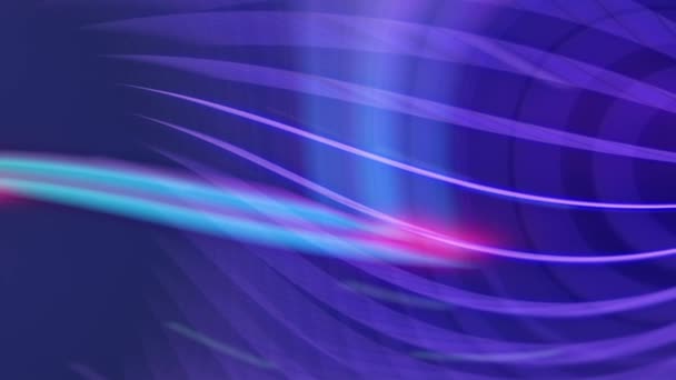 蓝紫色的涡旋背景 有白光 — 图库视频影像