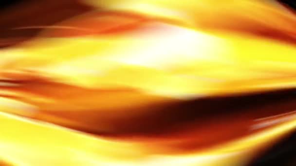 Arka Planda Parlak Sarı Turuncu Bir Ateş — Stok video