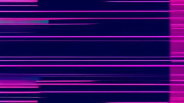 Ekranda pembe ve mavi bir hata efekti