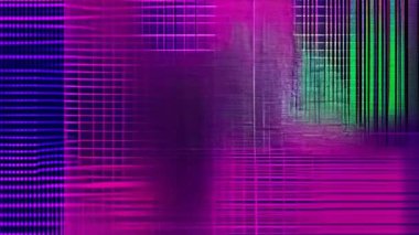 Çizgili, mor ve yeşil bir arka plan.