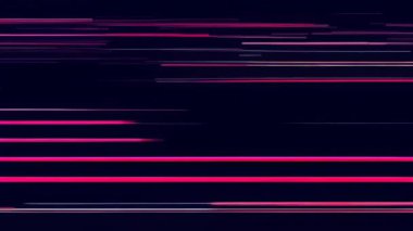 Arıza efektli pembe ve siyah çizgili bir arka plan