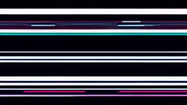 Pembe ve mor çizgili, cızırtılı, durağan bir arka plan