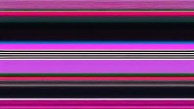 Arıza gürültüsü statik televizyon VFX Görsel efekt çizgili arka plan, TV ekran gürültü arızası efekti