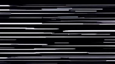 Arkaplanda arızalı bir ses olan siyah beyaz bir resim