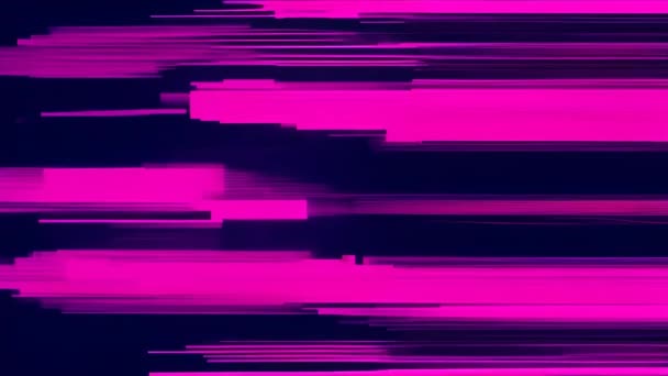 Glitch Noise Static Television Vfx Visual Video Effects Stripes Background — Stock Video