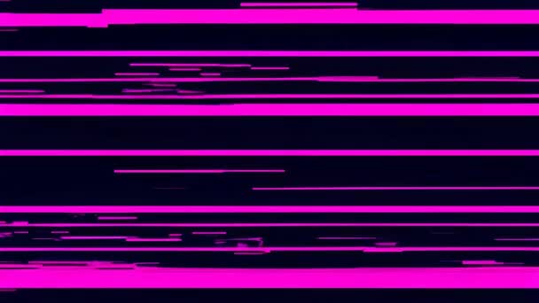 Static Vfx Visual Video Effects Stripes Background Εφέ Ηχητικής Βλάβης — Αρχείο Βίντεο