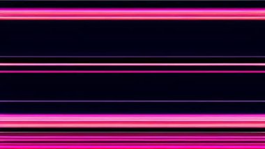 Mor ve sarı çizgili bir ekranda arızalı bir efekt