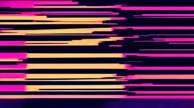 Arıza gürültüsü statik televizyon VFX Görsel efekt çizgili arka plan, TV ekran gürültü arızası efekti