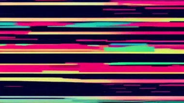 Pembe ve yeşil çizgili kusurlu, renkli bir arka plan.