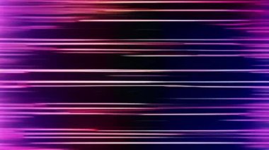 Mor çizgili, cızırtılı, durağan bir arka plan.
