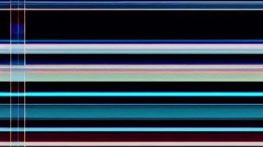 Kırmızı, mavi ve mor çizgili kusurlu bir ekran