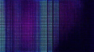 Bozuk gürültü efektli bir dijital televizyon ekranı