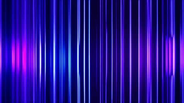 Purple Blue Striped Background Glitchy Effect — Stock Video