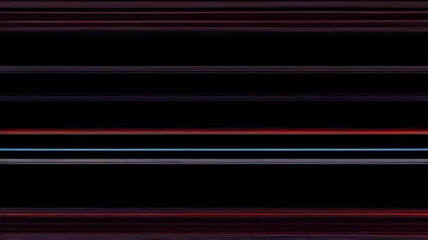 Uma Tela Vermelha Preta Brilhante Com Uma Linha Horizontal Videoclipe