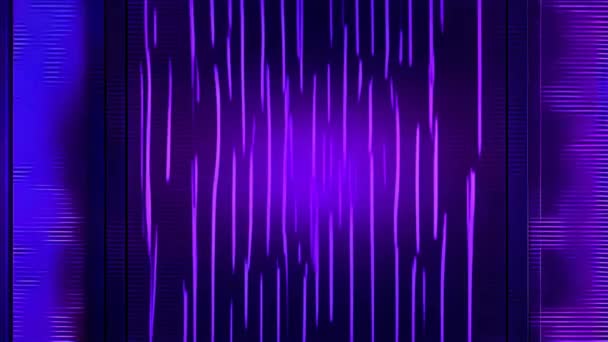 Purple Screen Glitchy Static Effect — Stock Video