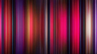 Ekranda pembe ve mor çizgiler var.