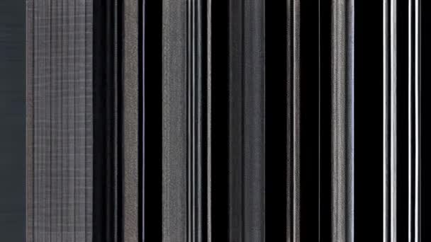 Una Imagen Blanco Negro Con Efecto Ruido Irregular — Vídeo de stock