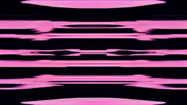 Ekranda pembe ve siyah bir hata efekti