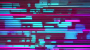 Mor ve mavi arkaplanı olan kusurlu, renkli bir görüntü.