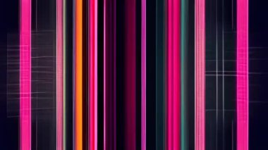 Pembe ve mor çizgili kusurlu, renkli bir görüntü.