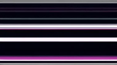 Yatay çizgileri olan parlak pembe ve siyah bir ekran.