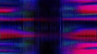 Bozuk, titrek ses efektli dijital bir TV ekranı