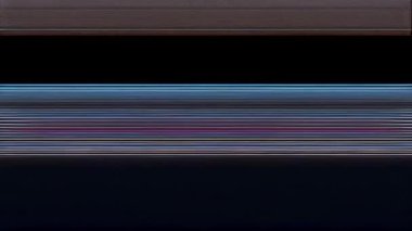 Mavi çizgili bozuk, durağan bir görüntü.