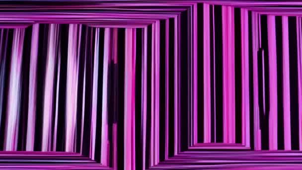 Purple Black Striped Pattern — Stock Video