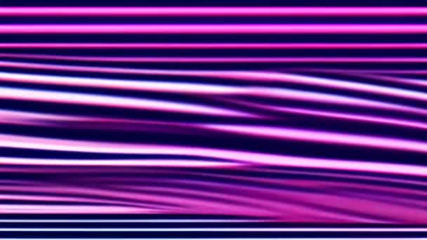 Фиолетовый Розовый Глючный Шум Экране — стоковое видео