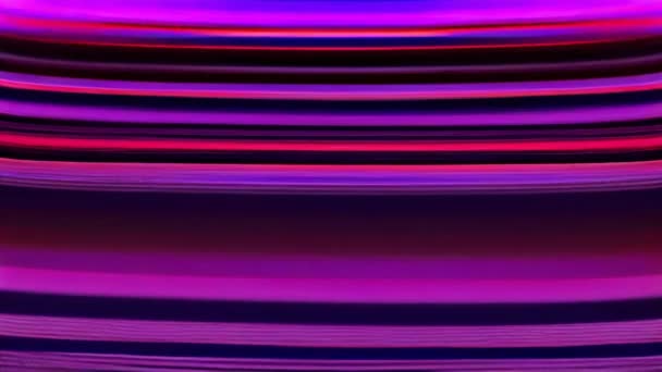 Una Imagen Rayas Púrpura Rosa Con Efecto Fallido — Vídeo de stock