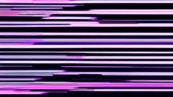 一个闪闪发光的紫色和黑色屏幕 具有闪烁的效果 — 图库视频影像