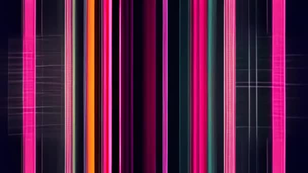 Una Imagen Llamativa Colorida Con Rayas Rosa Púrpura — Vídeo de stock