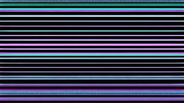 Siyah Arkaplanı Olan Mavi Mor Renkli Bir Ekran — Stok video
