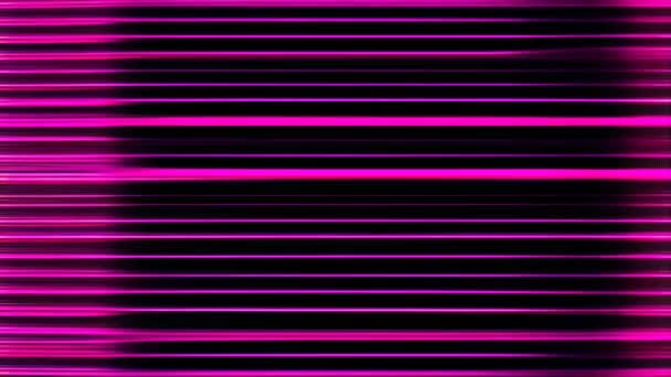 Pink Purple Glitch Effect Screen — Stock Video