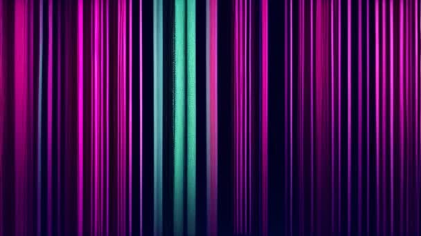 Purple Blue Glitchy Noise Screen — Stock Video