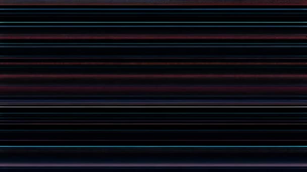 Una Imagen Glitchy Llena Estática Con Esquema Color Azul Negro — Vídeo de stock