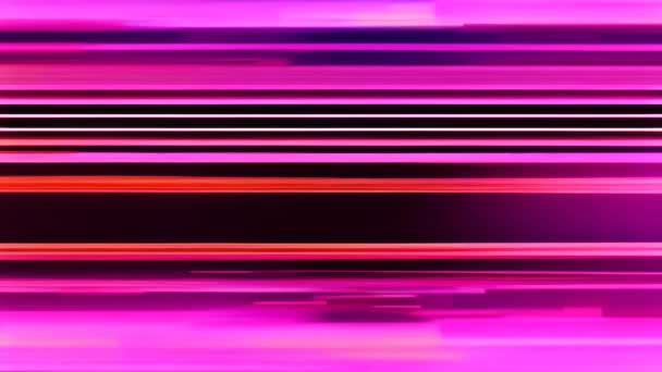 Uma Tela Brilhante Rosa Roxa Com Uma Linha Horizontal Filmagem De Bancos De Imagens Sem Royalties