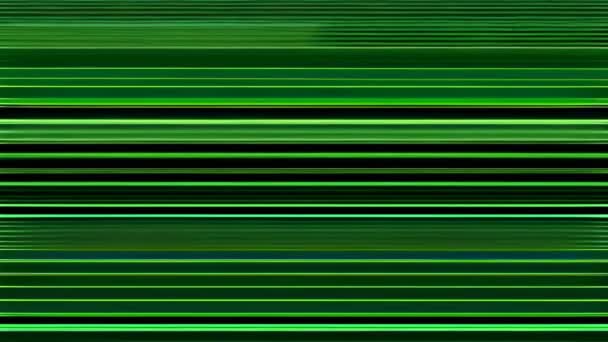 一个闪烁不定的绿色闪光屏 — 图库视频影像