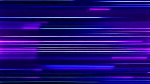 一个紫色和蓝色的闪闪发光的屏幕 有很多静态 — 图库视频影像
