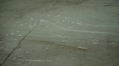 Yağmurlu gün manzarası, hava konsepti